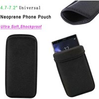 Universal 7.2" Neoprene Protective Mobile Phone Case Bag For iPhone 16 15 14 13 12 Pro Max Samsung Xiaomi Power Shockproof Cover