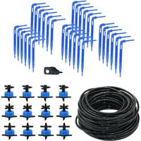 Greenhouse Drip Irrigation 4-way 3/5mm Drip Arrow 2-way 2L 4L 8L Emitter Irrigation Watering System For Pot Greenhouse 10set