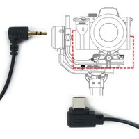 USB-C to 2.5mm Remote RSS Control Cable for DJI Ronin SC RSC2 RS5 RS4 RS3 RS2 Ronin-SC & Canon EOS R RP M5 M6 80D 77D 800D TYPEC