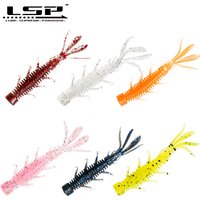 LSP 8 pièces/sac, 2,5 pouces, Leurre souple flottant crevettes et écrevisses, pour NED Rig et Drop Shot, avec attractif pour poissons