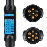 12V 7Pin Plug Socket Trailer Relay Tester Diesel Car Diagnostic Tools For Turn Signal Lights Fog Lamp Truck Caravan Accessories