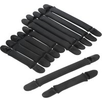 6pcs Surfboard Handle Neoprene & PU Black Soft Handles Surfing Board Surf Rescue Boards Accessories Durable