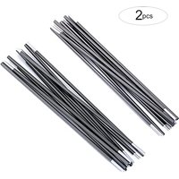 Desert&Fox Tent Aluminum Poles Lightweight 1 Pair Tent Aluminum Rod Replacement Tents Sun Shelter Accessories Camping Equipment