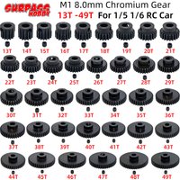 M1 8mm 13T-20T 21T-25T 26T-30T 31T-40T 41T-49T Pinion Motor Gear for 1/5 TRAXXAS ARRMA 4WD Outcast 8S EXBRC Car 8mm Motor Shaft