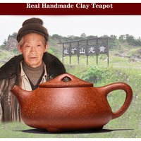 240CC Real Handmade Yixing Clay Teapot Chinese Kettle Puer Tea Set Kung Fu Zisha Teaware