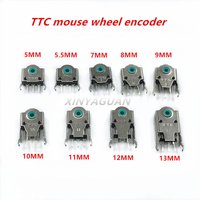2Pcs Original Highly Accurate TTC Mouse roller wheel Encoder 5mm 5.5mm 7mm 8mm 9mm 10mm 11mm 12mm 13mm Green Core Mouse Decoder