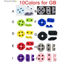 1set For Game Boy GB DMG-01 Conductive Rubber Silicone Buttons D-pad for Gameboy GB Yellow Green Blue pink