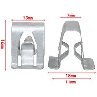 Car Fuse Box Cover Panel U-Type Iron Fastener Clip For Volkswagen Golf Lavida Passat Magotan Sagitar Bora Gran Santana VW