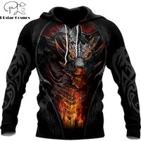 Beautiful Fire Dragon Tattoo 3D Printed Mens Hoodie Unisex hoodies Sweatshirt Autumn Streetwear Casual Jacket Tracksuit KJ747