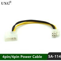 4Pin CPU Power supply to IDE Port Extension Cord Cable Desktop 4 pin ATX 12V P4 Power Male to Molex male Connector Cable 20cm