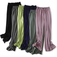 Hot Sale Multiple Colour Winter Women's Home Pants Lounge wear Homewear Pajama Pant Spring Autumn Modal Loose Pyjama Trousers