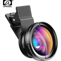 APEXEL Professional Phone camera lens 12.5x Macro Camera Photo HD 0.45x Super Wide Angle Lens For Samsung iPhone all smartphones
