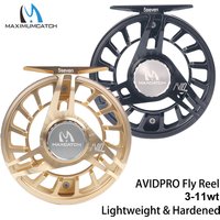 Maximumcatch AVID PRO 3-9wt Lightweight Hardened Fly Fishing Reel Physical CNC Machined 6061T6 Aluminum Robust Fly Reel