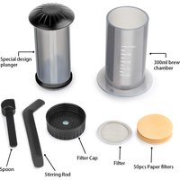 300ml Espresso Coffee Maker Portable French Press Barista Tools Air Press Drip Coffee Espresso Coffee Maker Filters Paper