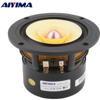 AIYIMA 4 Inch Audio Full Range Speaker Driver 25W Mid Frequency HIFI Sound Amplifier Speaker Unit For Home Theater Loudspeaker