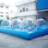 1.5m Water Hamster ball Inflatable Rolls Walking on Water Ball for Swimming Pool Floating Human Dacing Balloon Running Zorb Ball