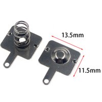 10PCS 13.5x11.5mm AA Battery Positive Negative Conversion Spring Contact Plate For the 5th battery spring