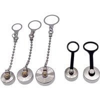 10PCS GX12 GX16 GX20 Connector Plug Cover Waterproof Dust Metal Cap Circular Connector Protective Sleeve Rubber