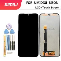 Original 6.3"UMIDIGI BISON LCD Display+Touch Screen 100% Original Tested LCD DigitizerGlass Panel Replacement For BISON Pro 2021