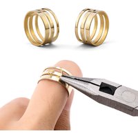 9x18mm Easy Open Jump Ring Tools Closing Finger Jewelry Tools Copper Jump Ring Opener for DIY Jewelry Making Jewelry Findings