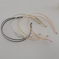 5PCS 3mm Double Wire Hair Headbands for Women Girls Two Circles Metal Hair Hoops DIY Crown Hairband Nickle free Lead free