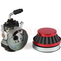 Racing Carb Carburetor 58mm Air Filter Jets For 49cc 50cc 60cc 66cc 80cc 2 Stroke Engine Gas Motorized Bicycle Push Bike