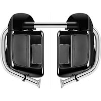 Motorcycle Engine Guard Crash Bar Lower Vented Fairings For Harley Touring Road King Electra Glide Street Glide 2014-2024