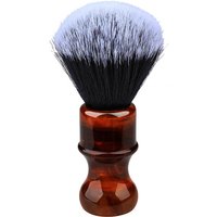 Shaving Brush Silvertip Synthetic Badger Hair with Resin Handle Anbbas for Men Professional Wet Shaving 24 mm Amber