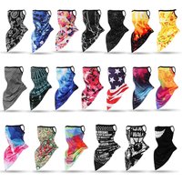 Warmer Polyester Fabric Elastic Bandana Cycling Bike Ski Scarf Wrap Neck Cover Windproof Dust Face Protect Outdoor Sports Access