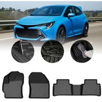 Fully Surround Foot Pad For Toyota Corolla Sedan/Hybrid 2020 Car Waterproof Non-Slip Rubber Floor Mat TPE Car Accessories