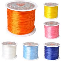 10/40m Black White Stretch Elastic Cord Elastic Thread For Beading Cord String Thread Diy Bracelets Necklace Jewelry Making