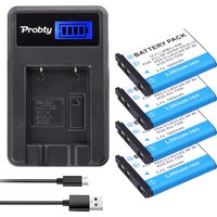 1800mAh Li-40B Li-42B EN-EL10 Battery + LCD Charger for Olympus Li 40B 42B, Nikon EN EL10, FinePix XP70 XP60 XP50 T550