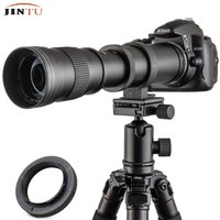 JINTU 420-800mm F/8.3-16 Super Telephoto Lens Manual Focus Zoom Lens Fit for Canon NIKON Samsung SONY NEX DSLR Camera Photograp