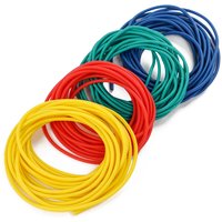 Nouveau 20/50m solide noyau pôle élastique lignes de pêche diamètre 1.8-3.2mm jaune vert bleu Latex Tube rétention corde matériel de pêche