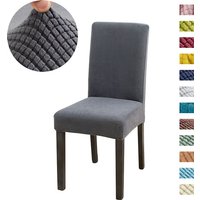 Solide Jacquard Stuhlhussen Stretch Für Hochzeit Esszimmer Büro Bankett housse de chaise stuhlbezug