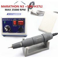 Machine à micromoteur LAAOVE N3, pièce à main de polissage, moteur électrique de type E, contre-angle et pièce à main droite, 35k RPM