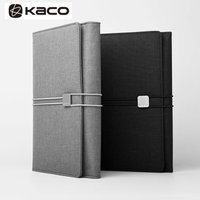 High-end Kaco Business Notebook A5 Journals Meeting Notepad with Kaco Gel Pen Storage Card Holder Waterproof and Antifouling