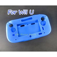 1pc Soft Silicone Rubber Case For Wii U Full Body Protector Gel Case Cover Skin Shell Case for Nintend Wii U Gamepad Controller