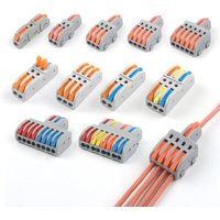 1 in multiple out Quick Wiring Connector Universal Splitter wiring cable Push-in Can Combined Butt Home Terminal Block SPL 222