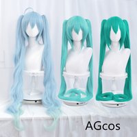 Mikuku Wig VOCALOID Snow Mikku Cosplay Wig Anime Christmas Mikuu Cosplay Hair Wigs