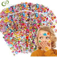 Kids Stickers 40 20 Different Sheets 3D Puffy Bulk Stickers for Girl Boy Birthday Gift Scrapbooking Teachers Animals Cartoon GYH
