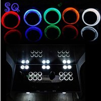 5V/12V Black Center Led Arcade Machine Push Button With Mirco Switch 5 Colors for Pandora Game Console MAME Raspberry Pi