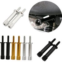 For Triumph Thruxton Bonneville Scrambler T100 2pcs Tool Free Seat Bolts Long