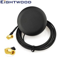 Eightwood 2320-2345MHz Car DAB Antenna DAB+Digital Radio Antenna Audio Aerial SMB Male Connector 3m Cable Adhesive Mount