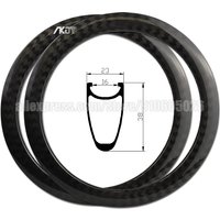 Bicycle Rim 451 Carbon 38mm x 23mm BMX Carbon Rims 20 * 1-1/8 3/8 451 Disc Brake 24/28/32/36 Holes Clincher Wheels Rim 20