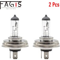 Fagis 2 Pcs H4 9003 HB2 P45T 12v 60/55w Clear Glass Car Headlight Auto Halogen Bulbs Car Lights Lamps