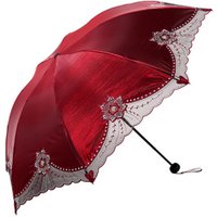 Retro Classic Lace Girl Women Umbrella Strong Windproof Travel Portable Big Female Paraguas Outdoor Sun Parasol Waterproof
