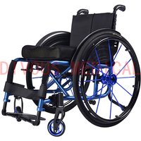 High quality aluminum alloy lightweight foldable sports wheelchair for disabled people manual sports wheelchair