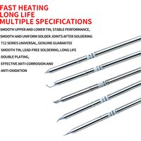 lefavor T12 Series Soldering Iron Tips for FX951 FX-952 soldering station High quality 1pcs