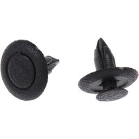 2025 New 50 Pcs Black Car Door Fastener Panel Clips 6mm Hole For Mazda